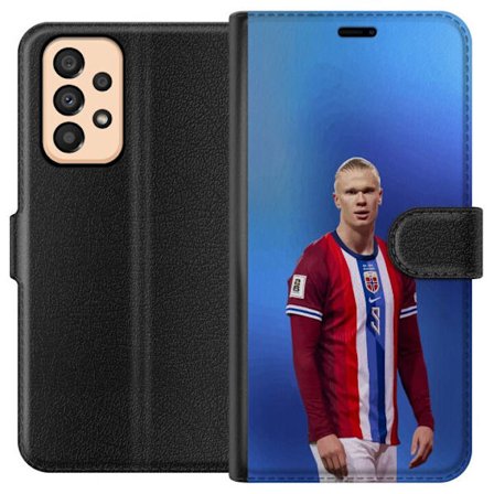 Kompatibelt Lommeboketui til Samsung Samsung Galaxy A33 5G Erling Haaland Manchester City Norge fotball angriper toppspiller utrolig målproduksjon kr