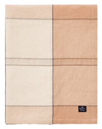 Lexington Duk Lin-Bomull Beige-Hvit 180x180