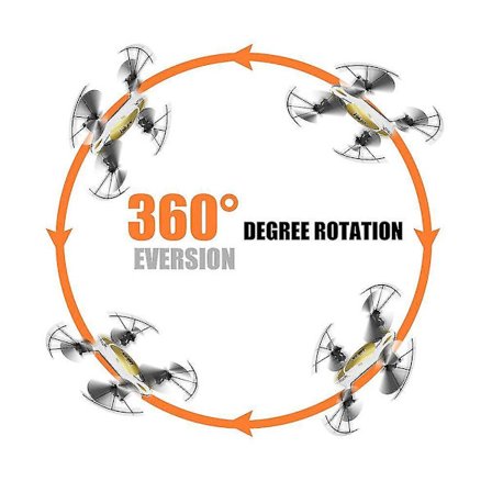 Mx5 Quadcopter 2.4ghz 6-akset 4-kanals fjernstyrt helikopterdrone for oppdagere