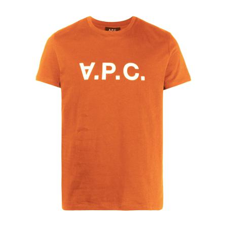 A.p.c., T-Shirts Pomarańczowy, Mężczyzna, Rozmiar: S