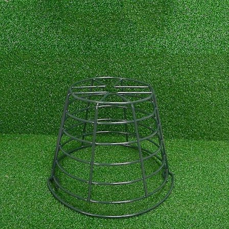 Golfkurv i rustfrit stål Golf Range Kurv Golfboldbeholder Boldholder Rummer 50 bolde - Sort