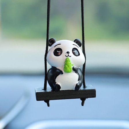 Panda Bil Interiör Ornament Bil Backspegel Hänge A A