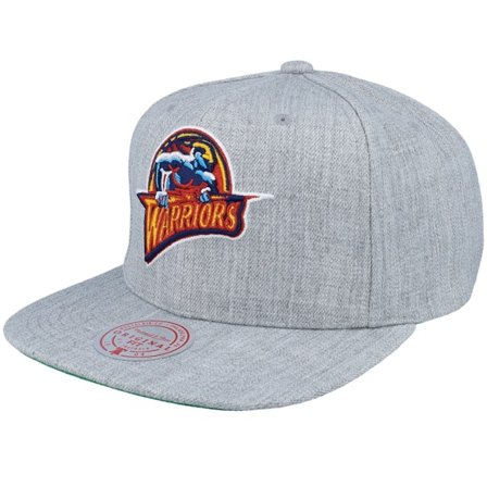 Mitchell & Ness - Grey - snapback - Cap - Team Heather 2.0 Grey Heather Snapback - Hatstore