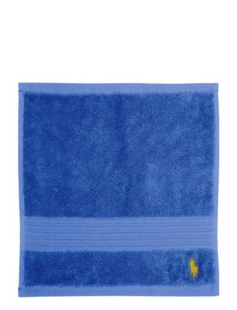 Player Wash Towel Home Textiles Bathroom Textiles Towels & Bath Towels Face Towels Blå Ralph Lauren Home