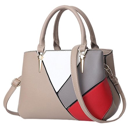 Ny Moderigtig Pendler Håndtaske Kunstlæder Taske Simpel Skuldertaske Crossbody Taske