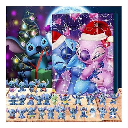 Julekalender med Mickey Mouse - Blind Box med 24 Dagers Nedtelling G G