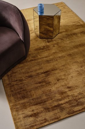 Jotex - Viskoseteppe Bomull/Viskose/Viskose/Bomull Gull ANELA - Kjøp Viskosetepper hos Jotex