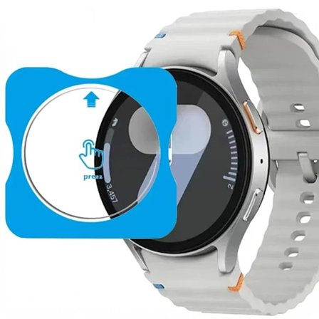Härdat glasfilm för Samsung Galaxy Watch 6/4 Classic Snabbmonterad skyddsfilm för skärm Watch 8/7/6/5/4 40/44mm Ultra 47mm