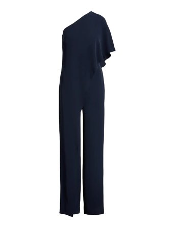 Lauren Ralph Lauren | Cape Georgette One-Shoulder Jumpsuit | 42