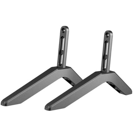 Universellt TV-stativ Bas Bordsstativ TV-ställ, TV Bas Sockel Fötter TV-stativ Ben för TV med monteringshål Avstånd från 20-55 mm