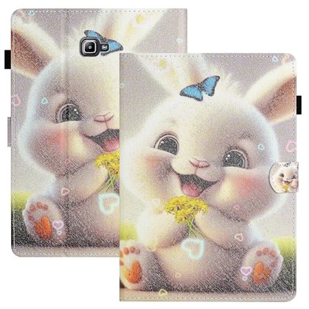 För Samsung Galaxy Tab A 10.1 (2016) T580 / T585 PU-läderfodral Mönstertryck Stötsäkert surfplattefodral