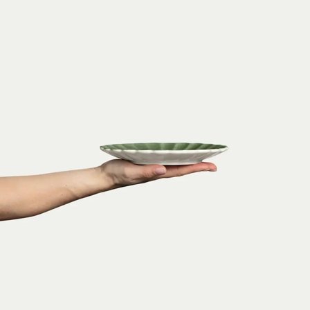 Mateus Oyster Tallerken ForestGreen Ø20