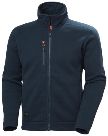 Helly Hansen Workwear Kensington 72250-590 Fleecegenser strikket, helzip Marineblå, Klær