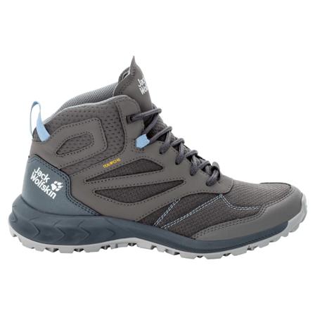 Jack Wolfskin Women's Woodland Texapore Mid Women hiking boots Grey 37