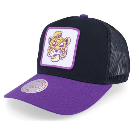 Mitchell & Ness - College Schwarz trucker Cap - Louisiana State Tigers Truck It Black/Purple Trucker @ Hatstore