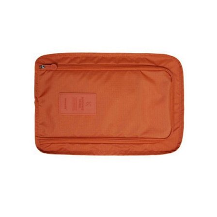 Reise skos oppbevaringspose vanntett bærbar skopose pakking kube oppbevaringspose (oransje) som vist)