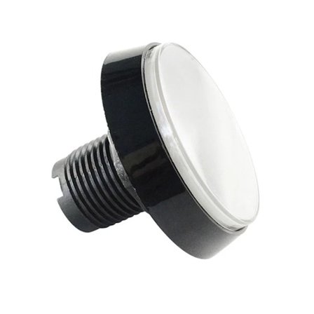 3 stk. Arkadeknapp Spill Spillerknapp HVIT hvit