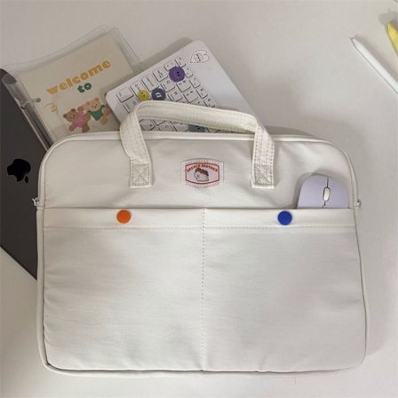 Laptop Handväska Anteckningsbok Väskor VIT 14INCH