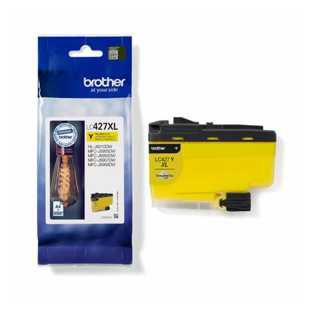 BROTHER Bläckpatron LC427XLY Gul - Lyreco - Toner och bläck - Bläckpatroner - Bläckpatroner Brother