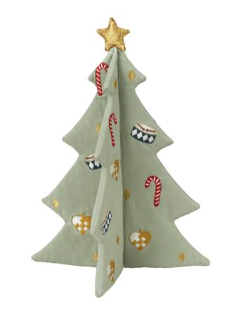 Christmas Tree Embroidered - Green Home Kids Decor Party Supplies Green Fabelab