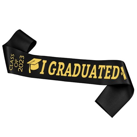 Graduationsbånd i Satin