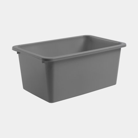 Caixa de arrumação Nordiska Plast Store It ECO, cinzenta, 285 x 185 x 125 mm, 5 litros