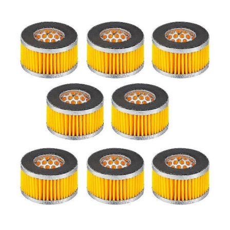 10 st Luftkompressor Filterpapper Filter 6,6 x 4 cm Typ Luftkompressordelar Luftkompressor