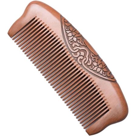 Trækam, ferskentræ til alle hårtyper, antistatisk og anti-