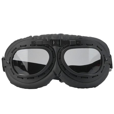 Moottoripyörän aurinkolasit värillisillä linsseillä, hiekkatiiviit ja tuulisuojatut, harmaat