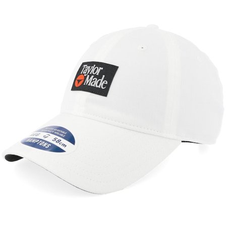 Taylor Made - Bianco Cappellino - TM26 Ls Hamptons White Dad Cap @ Hatstore
