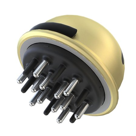 Hovedet Applikator Bold Applikator Kam Massage Hårbund Væske Guide Kam Applikator (guld)