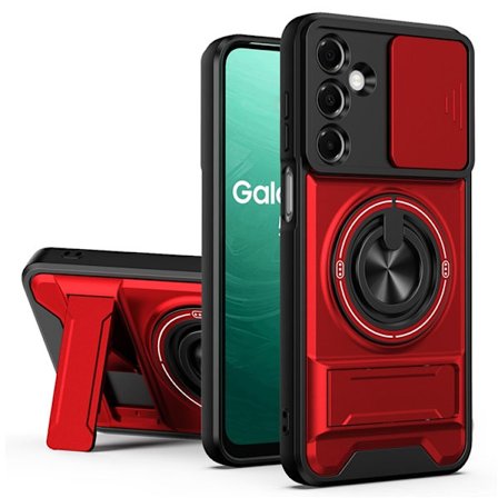 Mobilskal till Galaxy A37 MagSafe med Camera Lens Slider Ringhållare