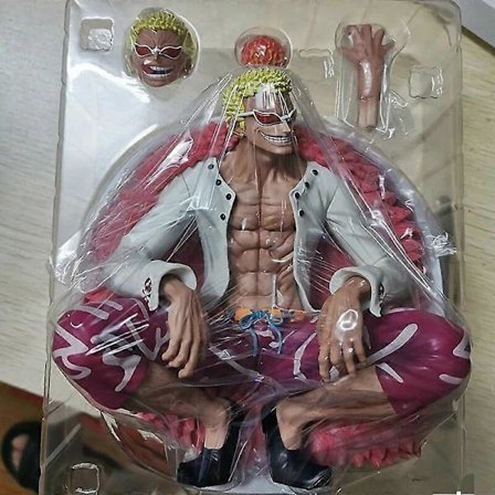 Anime One Piece Figur Donquixote Doflamingo Action Figur One Piece Shichibukai Hen 16cm PVC Samlemodell Dukke Gaver Leker[D]