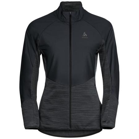 Odlo Women's Jacket Run Easy Warm Hybrid Women unlined workout jackets Black M