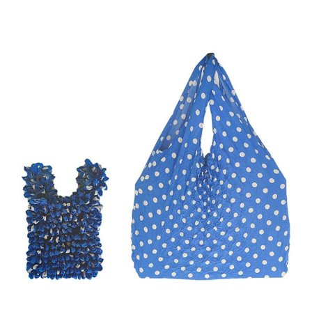 Bubble Bag Elastik Taske BLÅ