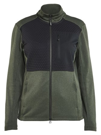 Blåkläder 354925334199XXL Genser grønn/svart, hel glidelås XXL, Klær