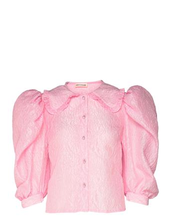 Daya Pitkähihainen Pusero Paita Vaaleanpunainen Custommade