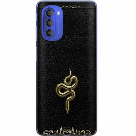 Motorola Moto G51 5g Mjukt Skal - Guld Orm