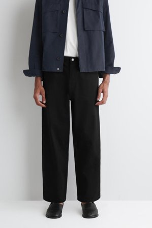 COS Homme Jean Droit Dome in Noir