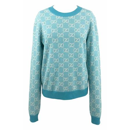 Gucci, jumper Niebieski, Kobieta, Rozmiar: ONE Size