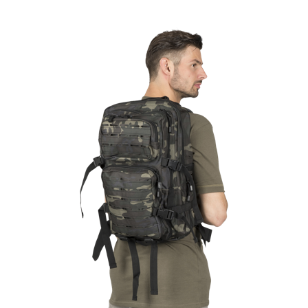 Rucksack Brandit US Cooper Lasercut Large 40L Dunkle Tarnfarbe