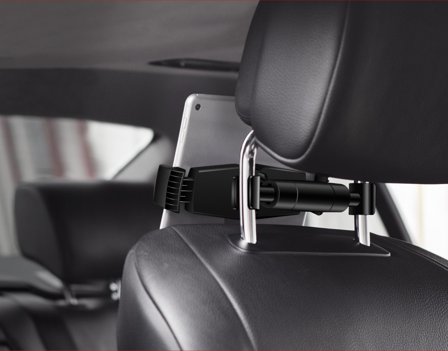 Deltaco Headrest mount for phones and tablets, adjustable angle