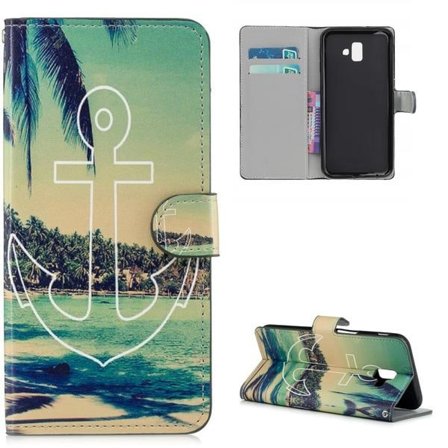 Plånboksfodral Samsung Galaxy J6 Plus - Ankare