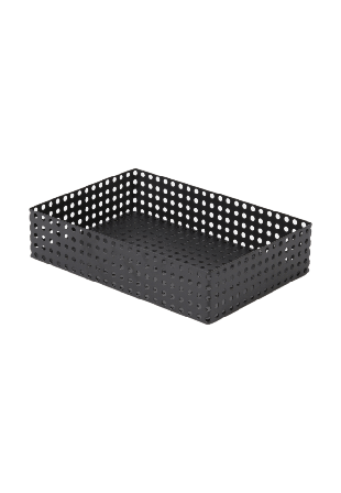 Åhléns Home Förvaringsbox i plåt 22x15 cm Förvaring Svart ONESIZE