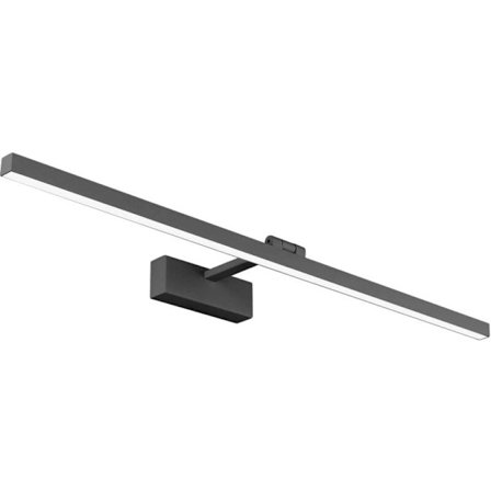 LED-kylpyhuoneen peilivalo - IP44 - 16W - Moderni sisäseinävalaisin kaapin peilille - Musta 70cm