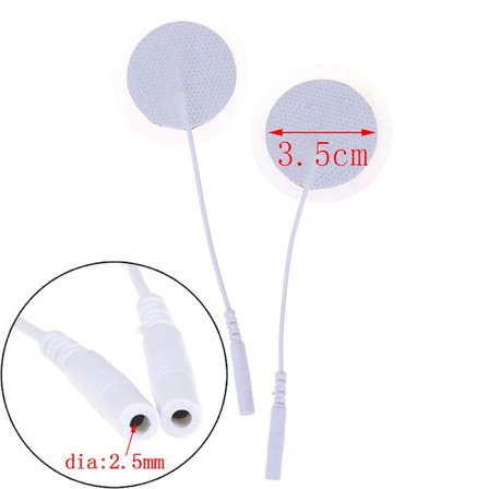 Selvklebende erstatningselektrode pads 10 stk. firkantet 4*4cm Tens ikke-vevd stoff for muskelstimulator Tens maskin pads støtter