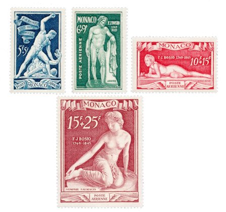 Monaco YT A28-31 - Ubrugt