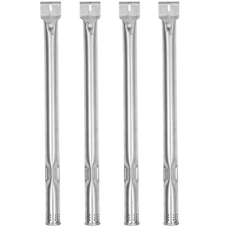 4st Grillbrännarrör i rostfritt stål BBQ-Element Rör Ersättningar Gasgrill Brännarrör