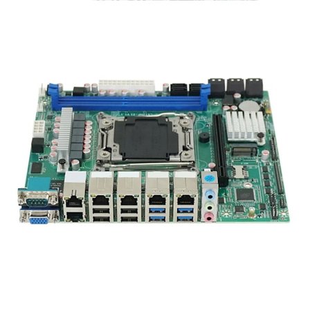 Kompatibelt hovedkort 10 SATA RAID 6x2.5GbE Industriell Serverløsning