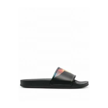Marcelo Burlon slippers , Zwart , Heren , Maat: 42 EU